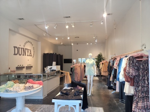Dunya Boutique opened a sustainable clothing store May 1. (Courtesy Dunya Boutique)