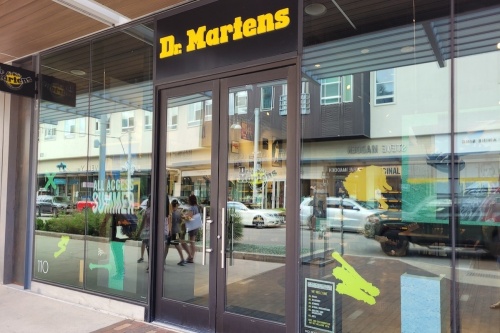 Dr. Martens opened in early May at 11621 Rock Rose Ave. at the Domain Northside. (Jennifer Schaefer/Community Impact Newspaper)
