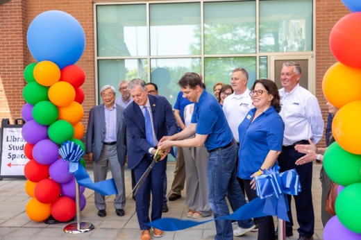 Davis Library reopening.