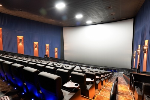 Movies are available on a first-come, first-served basis. (Courtesy Santikos Entertainment)
