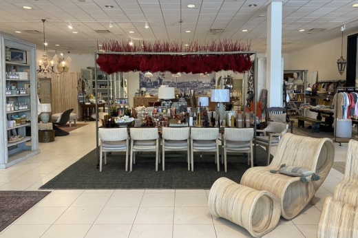 interior shot of home goods shop