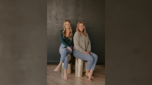 Hannah Traweek and Morgan Himango