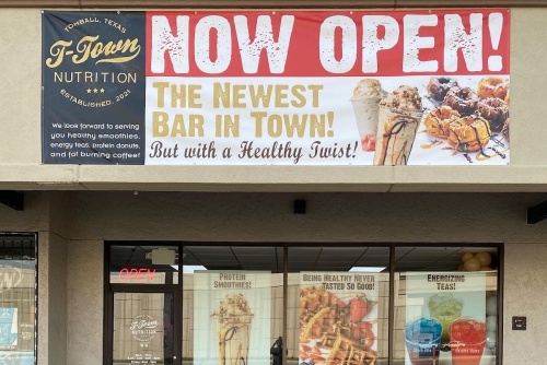 T-Town Nutrition opened on May 7. (Courtesy Angela Carrillo)