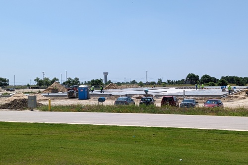 Photo of construction site on TK Industrial Boulevard