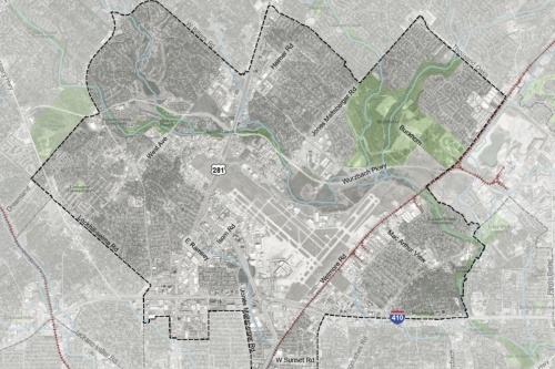 Here is a look at the Greater Airport Area Regional Plan map that is part of the city of San Antonio's SA Tomorrow long-range comprehensive plan. (Courtesy city of San Antonio)