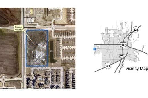 About 12 acres in McKinney received a favorable recommendation to rezone to commercial at the May 10 planning and zoning commission meeting. (Courtesy city of McKinney)