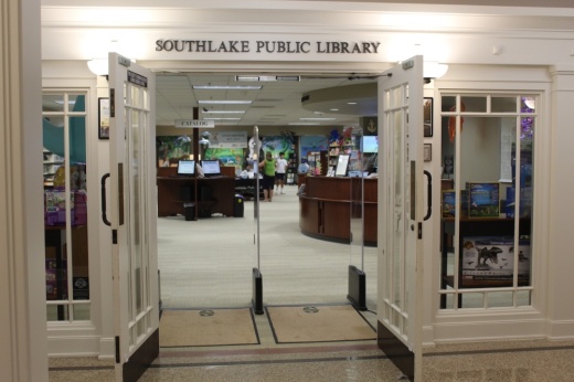 library entrance