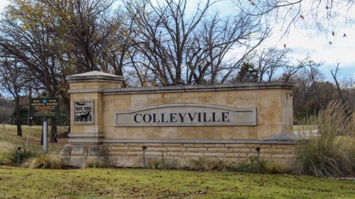 City of Colleyville sign