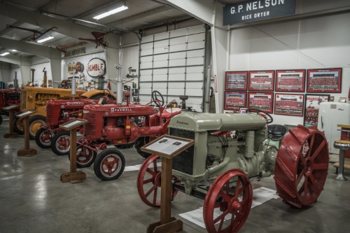 The Johnny Nelson Katy Heritage Museum displays artifacts, such as vintage farming equipment, to show Katy's history of agriculture and pioneering. (Courtesy city of Katy)