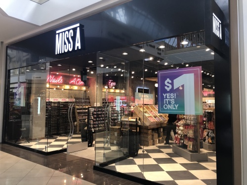 Miss A is known for its selection of $1 and under makeup products made with FDA-approved ingredients. (Courtesy Miss A)