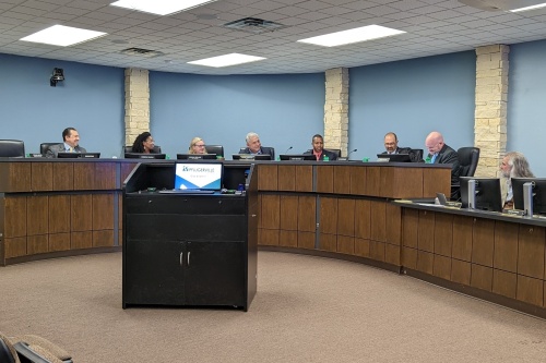 Photo of Pflugerville City Council at June 14 meeting