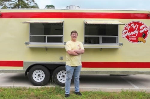 Pop Pop’s Dandy Dog food truck is now open in Montgomery. (Courtesy Jacob Irving)