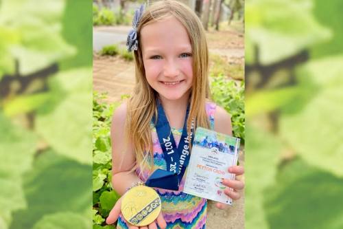 Peyton Crow is a second grade student at Indian Springs Elementary School in Comal ISD. (Courtesy Comal ISD)