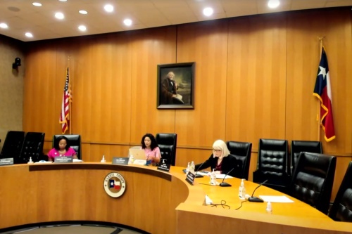 The Harris County Election Commission met June 15 to discuss the appointment of a new elections administrator. (Screenshot courtesy Harris County Election Commission)