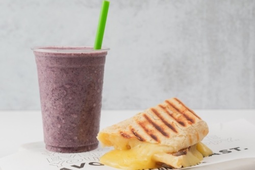 In addition to cold-pressed juices and smoothies, the USDA-certified organic juice bar offers acai bowls, salads, sandwiches and wraps, among other healthy items. (Courtesy Clean Juice)