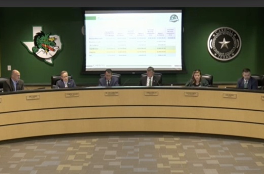 board members at meeting