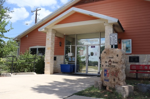 The San Marcos Regional Animal Shelter is located at 750 River Road, San Marcos. (Zara Flores/Community Impact Newspaper)