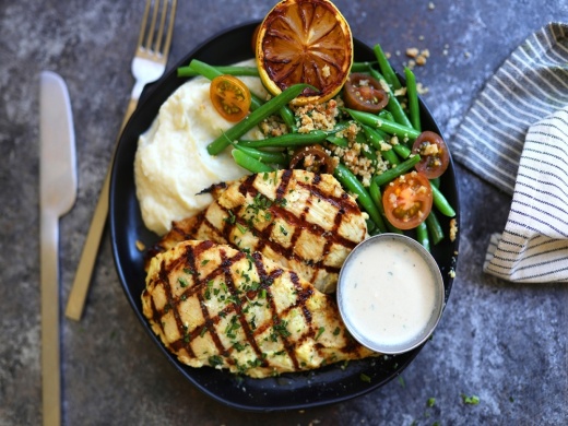 Grilled Lemon Chicken will be one of the menu items offered when Lazy Dog opens its Stafford location. (Courtesy Lazy Dog)