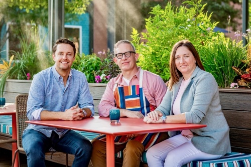 From left, Preston Lancaster, Chef Brian Luscher and Kristin Wisniewski are the team leading 33 Restaurant Group, which has several restaurants throughout the Dallas-Fort Worth area, including two in McKinney. (Courtesy 33 Restaurant Group)