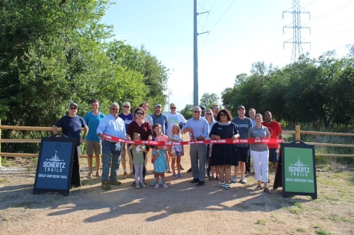 The first segment of the Great Northern Trail was officially opened June 21. (Courtesy city of Schertz)