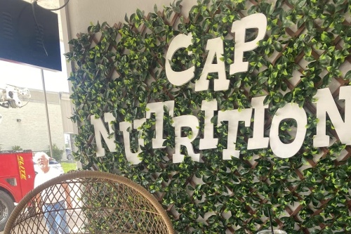 CAP Nutrition sells loaded teas and meal replacement shakes. (Courtesy CAP Nutrition)
