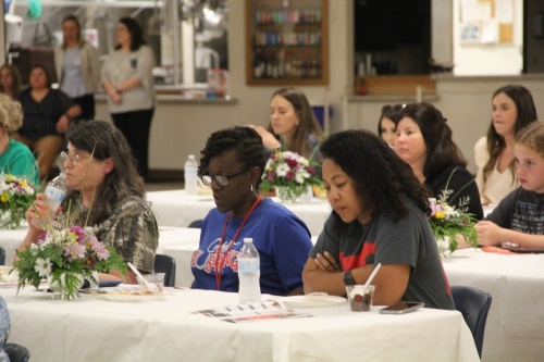 New teachers joining Schertz-Cibolo-Universal City ISD attend a new teacher reception on May 19, where school officials recognized and honored teachers new to education or experienced teachers new to the school district. (Courtesy Schertz-Cibolo-Universal City ISD)