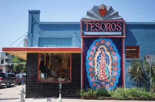 Tesoros Trading Co. has served the Austin community on South Congress for 33 years. (Katy McAfee/Community Impact Newspaper)