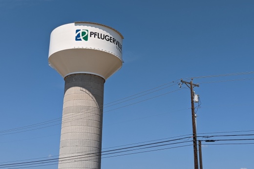 Photo of Pflugerville water tower