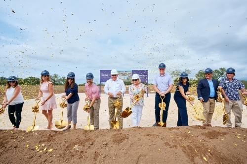 On June 3, Toll Brothers broke ground on a 12,000-square-foot amenity center, which is expected to open next year. (Courtesy Carlos Barron/Toll Brothers)