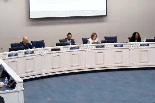 The Judson ISD board of trustees discusses safety and security during the June 30 meeting. (Courtesy Judson ISD)