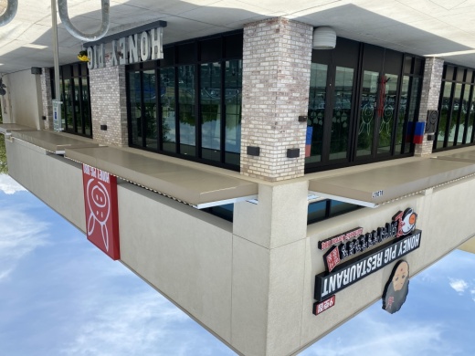 Facade of a restaurant