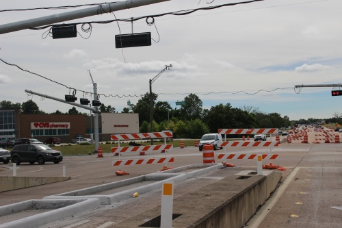 The Texas Department of Transportation is continuing its work to improve Hwy. 105 between FM 2854 and I-45 from Montgomery through Conroe. (Peyton MacKenzie/Community Impact Newspaper)