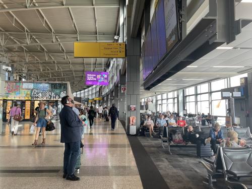 Austin-Bergstrom International Airport will use a $15 million award from the Bipartisan Infrastructure Law to expand the Barbara Jordan Terminal. (Claire Shoop/Community Impact Newspaper)
