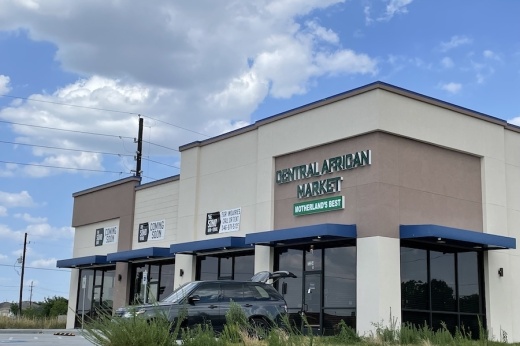 Central African Market is located off of Fry Road. (Mikah Boyd/Community Impact Newspaper)