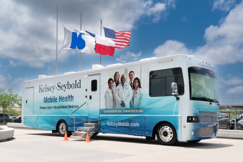 People across the Greater Houston area could soon see the new Kelsey Seybold Clinic mobile unit traveling across the city. (Courtesy Kelsey Seybold Clinic)