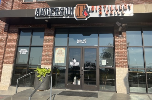 Anderson Distillery & Grill is coming soon to 400 S. Oak St., Ste 100, in Roanoke. (Sara Rodia/Community Impact Newspaper)