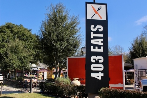 403 Eats, a food truck park in Tomball, celebrated its five-year anniversary in June. (Chandler France/Community Impact Newspaper)