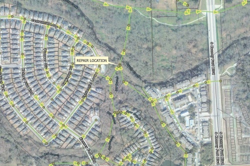 Round Rock officials approved two contracts for repair and remediation of Brushy Creek Regional Utility Authority water and wastewater mains during a July 14 council meeting. (Courtesy city of Round Rock)