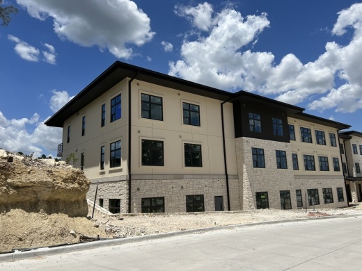 The Reserve at Lake Austin is still under development and is planned to open in September. (Grace Dickens/Community Impact Newspaper)