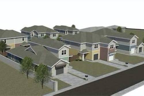 Shepherd's Village in Georgetown will include 12 condominium townhomes. (Rendering courtesy Habitat for Humanity of Williamson County) 