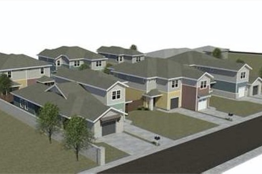 Shepherd's Village in Georgetown will include 12 condominium townhomes. (Rendering courtesy Habitat for Humanity of Williamson County)