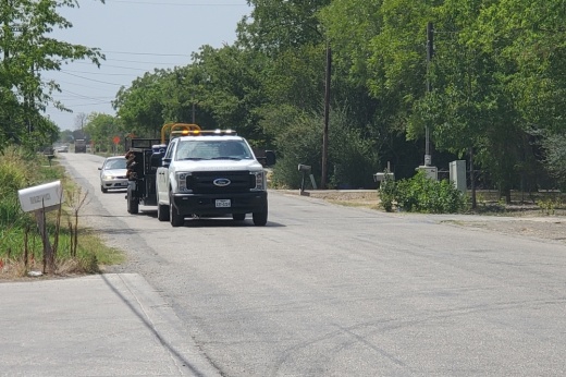 During construction, residents will continue to have access to their properties on Haeckerville Road. (Jarrett Whitener/Community Impact)