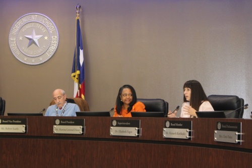 Humble ISD trustees at their July 19 meeting received an overview of a career and technical education course tailored to sixth grade students that will allow them to sample CTE courses offered throughout the district. (Wesley Gardner/Community Impact Newspaper)