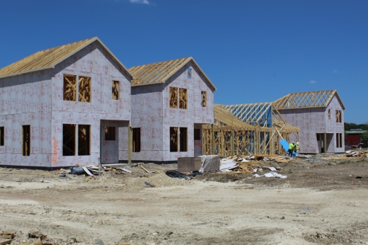 Litsey Creek Cottages is building 396 single-family homes for rent in northeast Fort Worth. (Valerie Wigglesworth/Community Impact Newspaper)
