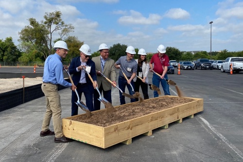Seattle-based Sabey Data Centers broke ground on its first Texas location July 20. (Brooke Sjoberg/Community Impact Newspaper)