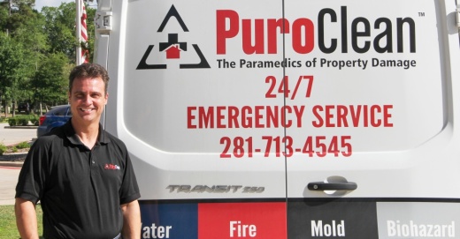 Adam Shepherd, who has lived in Kingwood since he was 10, opened PuroClean of Kingwood in January 2019.(Wesley Gardner/Community Impact Newspaper)