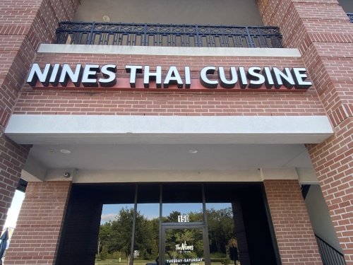 The Nines Thai Cuisine recently reopened with new management. (Hunter Marrow/Community Impact Newspaper)