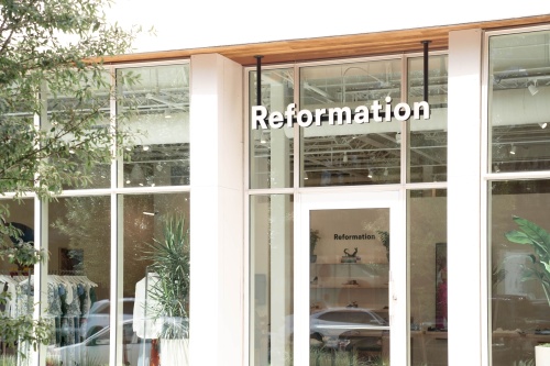 Reformation opened its doors on July 15 in Montrose Collective. (Courtesy Reformation)