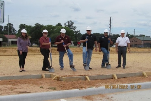 RVision Homes broke ground on Magnolia Office Park on Nichols Sawmill Road. (Courtesy RVision)