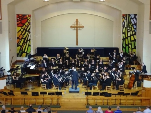 The Lone Star Symphonic Band preforms at a concert in May. (Courtesy The Lone Star Symphonic Band)